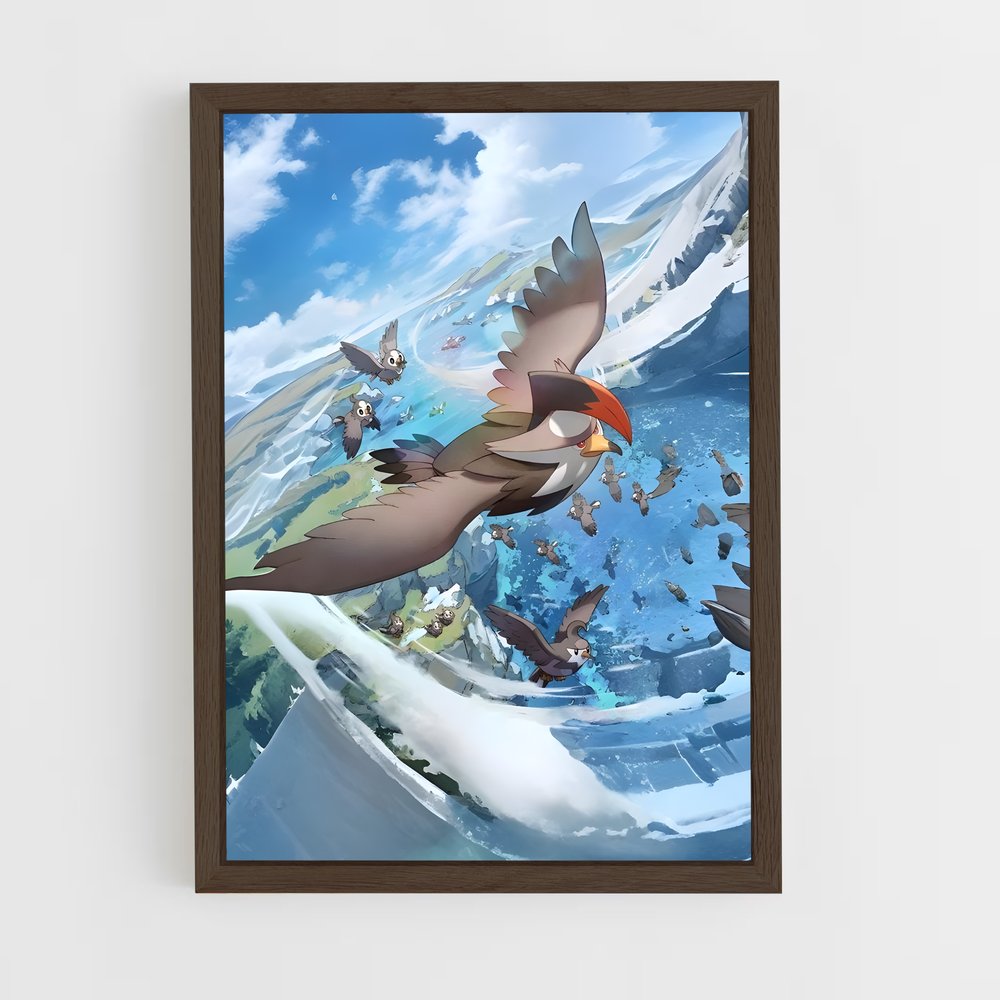 ap-starly-3 cadre Bois foncé