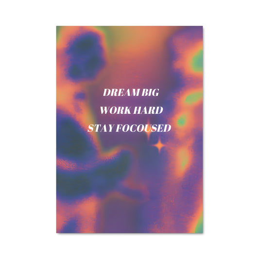 Poster Stay ambitious 26924