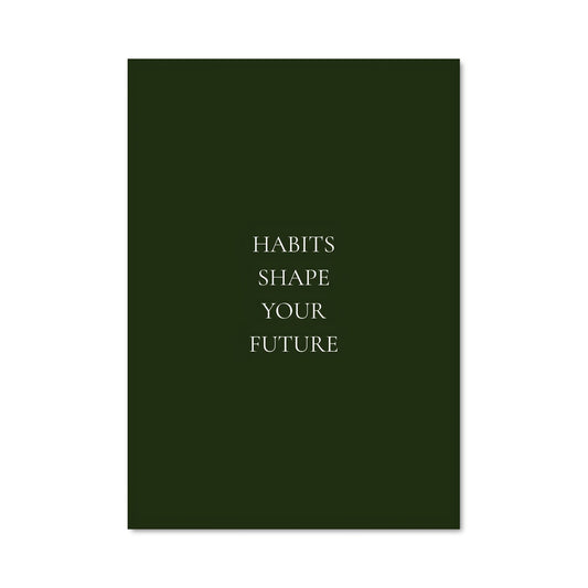 Poster Future en Vert