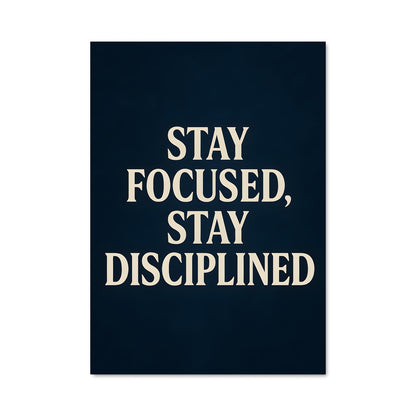 Poster Stay focused 26979