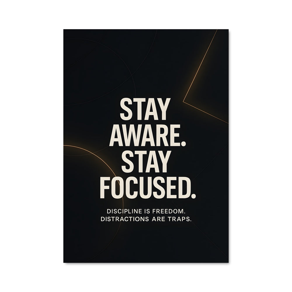 Poster Restez Focus