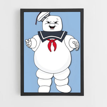 ap-stay puft marshmallow man-3 cadre Noir
