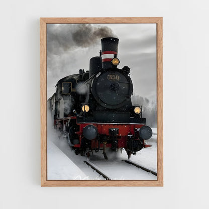 ap-steam engine-8 cadre Bois clair