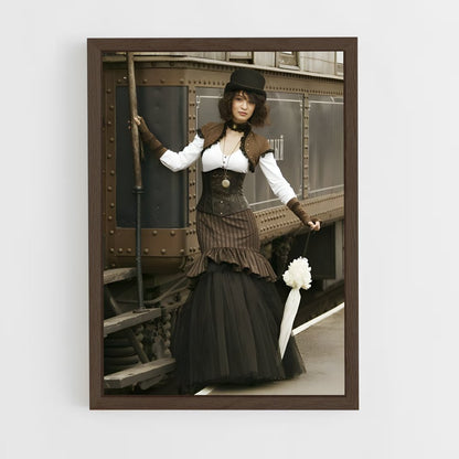 ap-steampunk-2 cadre Bois foncé