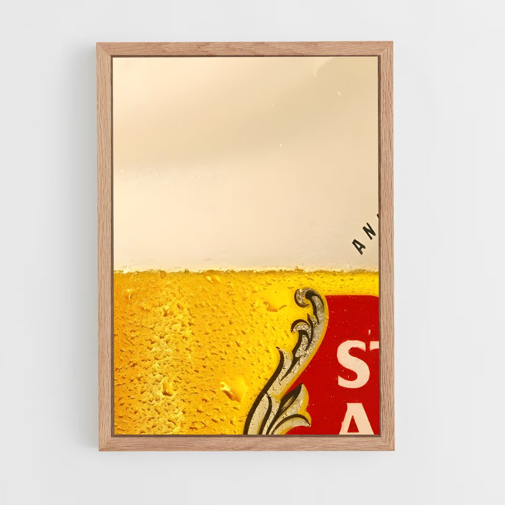 ap-stella artois-6 cadre Bois clair