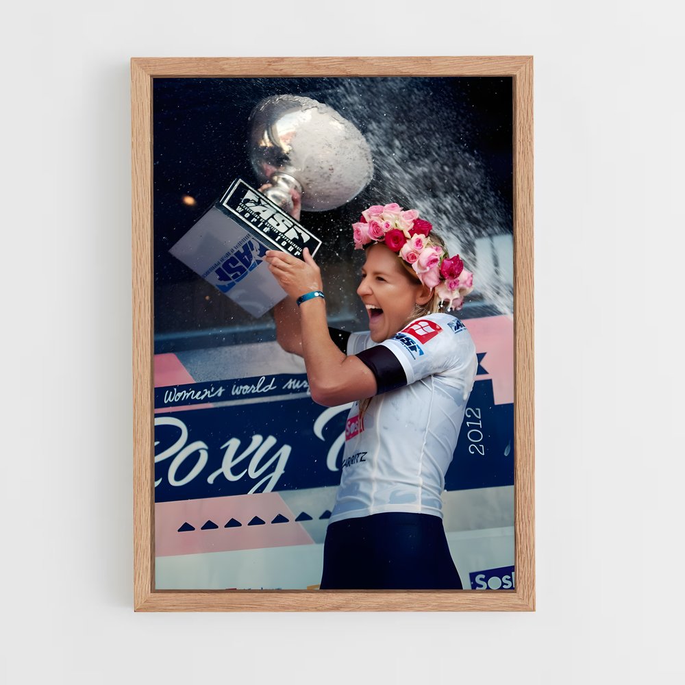 ap-stephanie gilmore-4 cadre Bois clair