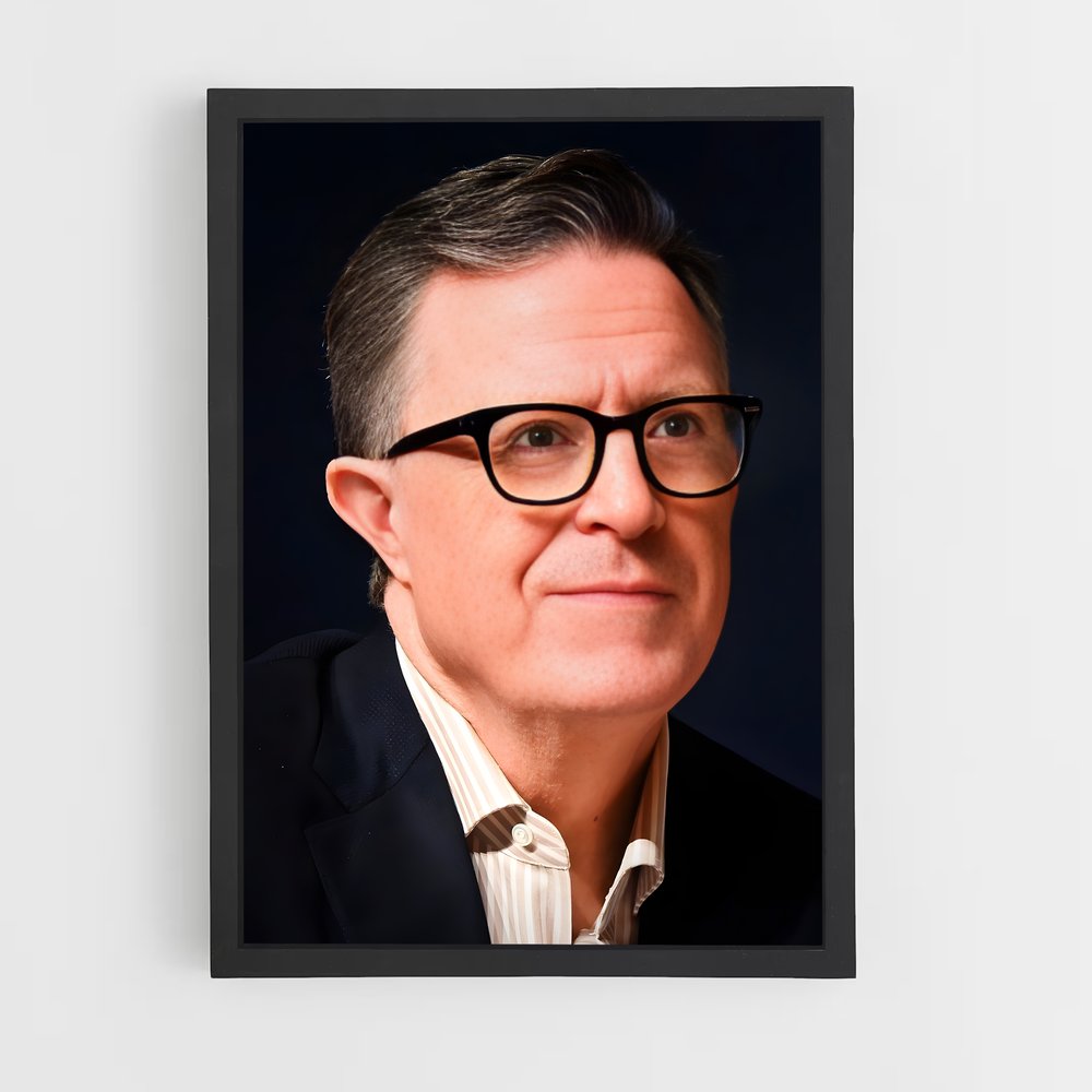 ap-stephen colbert-7 cadre Noir