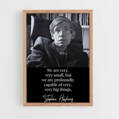 ap-stephen hawking-6 cadre Bois clair