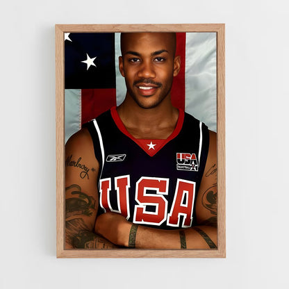 ap-stephon marbury-10 cadre Bois clair