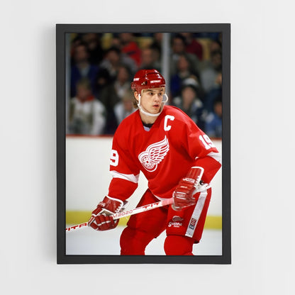 ap-steve yzerman-1 cadre Noir
