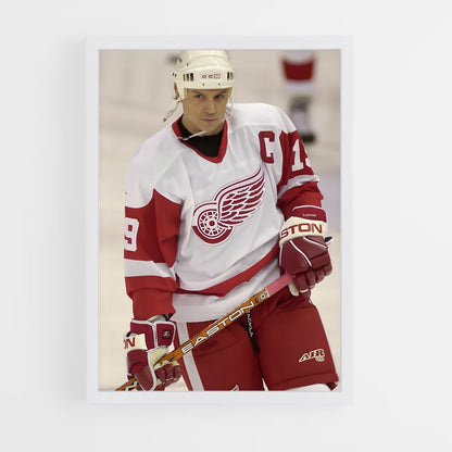 ap-steve yzerman-2 cadre Blanc
