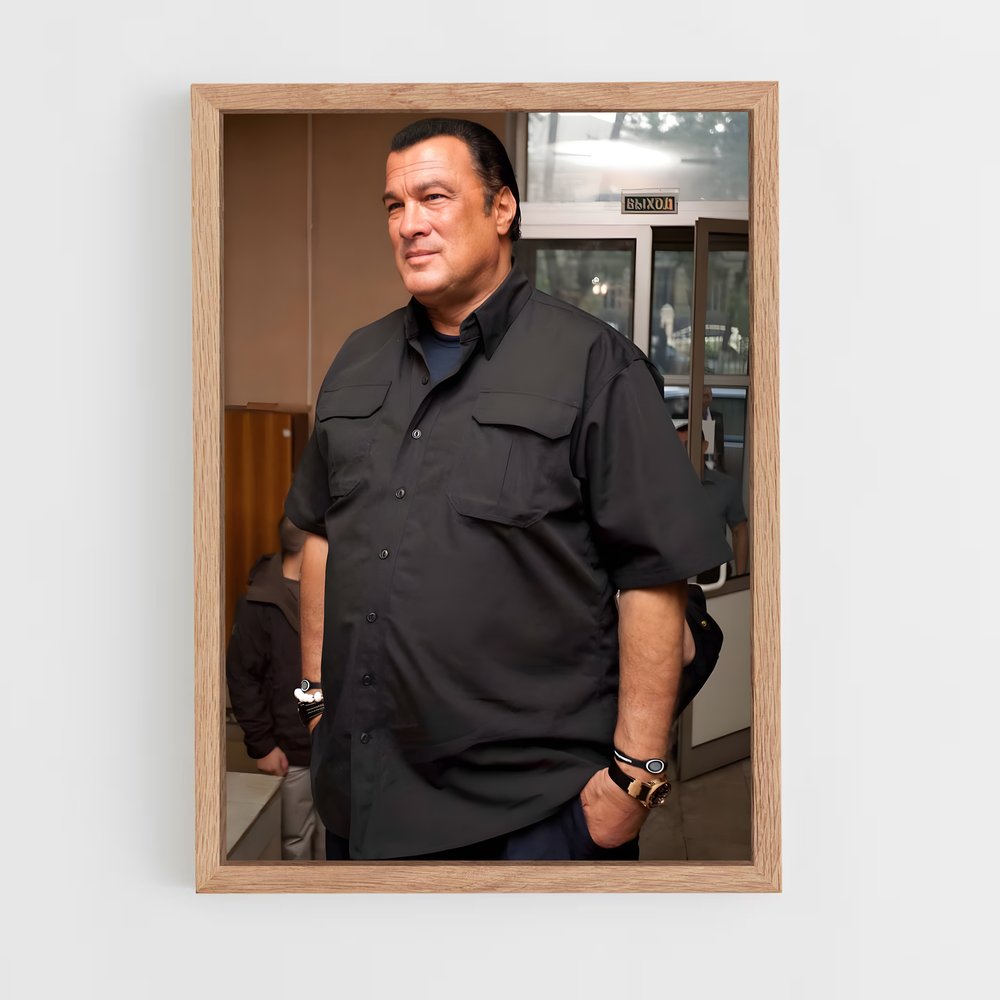 ap-steven seagal-3 cadre Bois clair