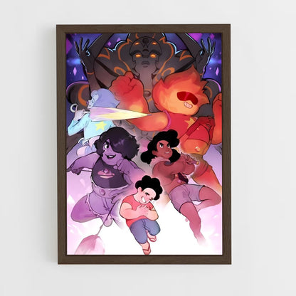 ap-steven universe-4 cadre Bois foncé
