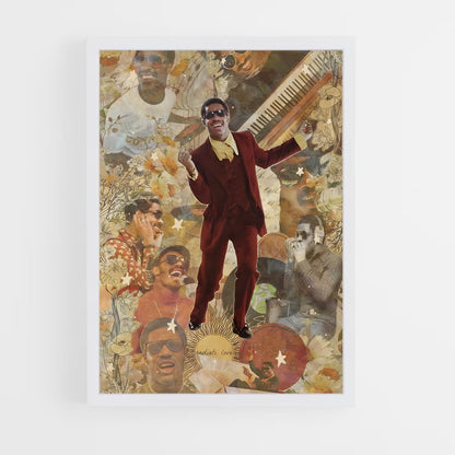 ap-stevie wonder-2 cadre Blanc