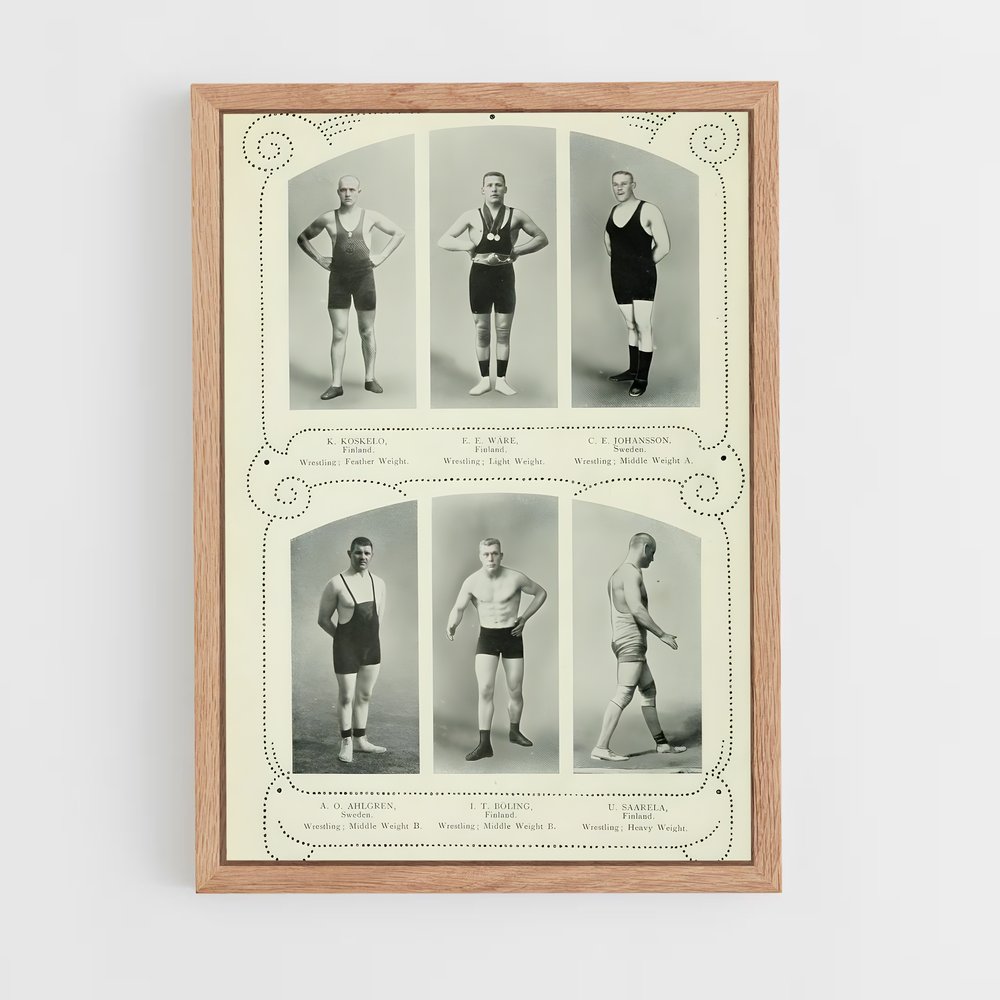 ap-stockholm 1912-3 cadre Bois clair