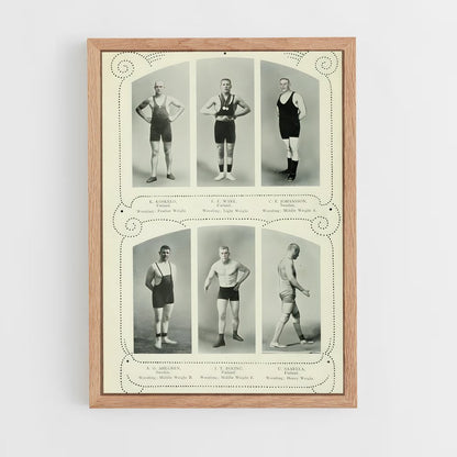 ap-stockholm 1912-3 cadre Bois clair