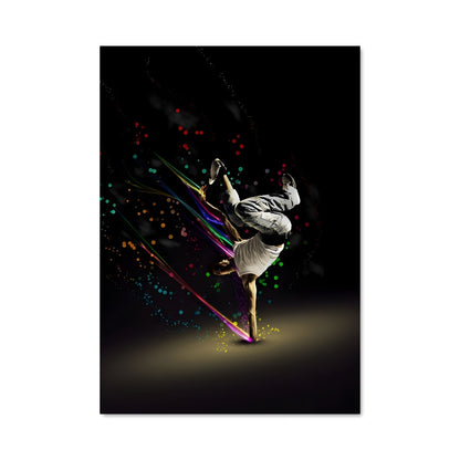 Poster Breakdance Électrique