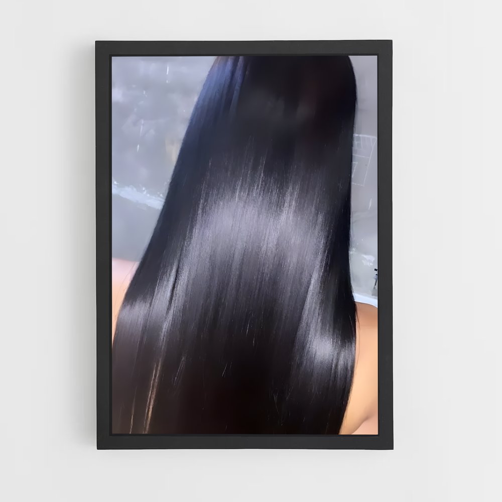 ap-straight hair-1 cadre Noir