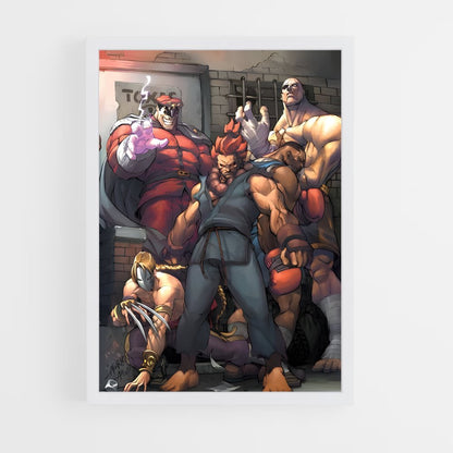 ap-street fighter-7 cadre Blanc