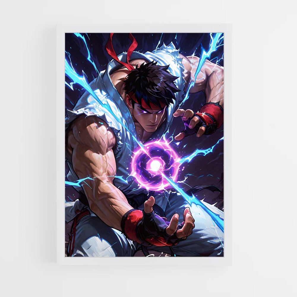 ap-street fighter-8 cadre Blanc