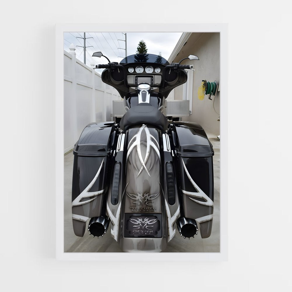 ap-street glide special-2 cadre Blanc