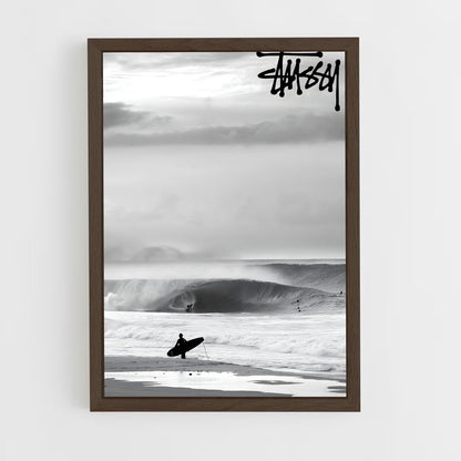 ap-stussy-11 cadre Bois foncé