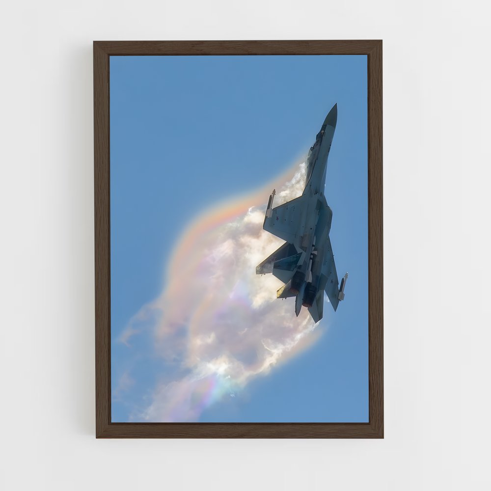 ap-su-27 flanker-4 cadre Bois foncé
