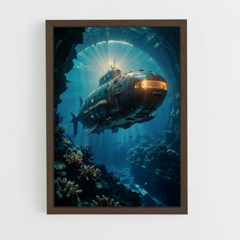 ap-submarines-5 cadre Bois foncé
