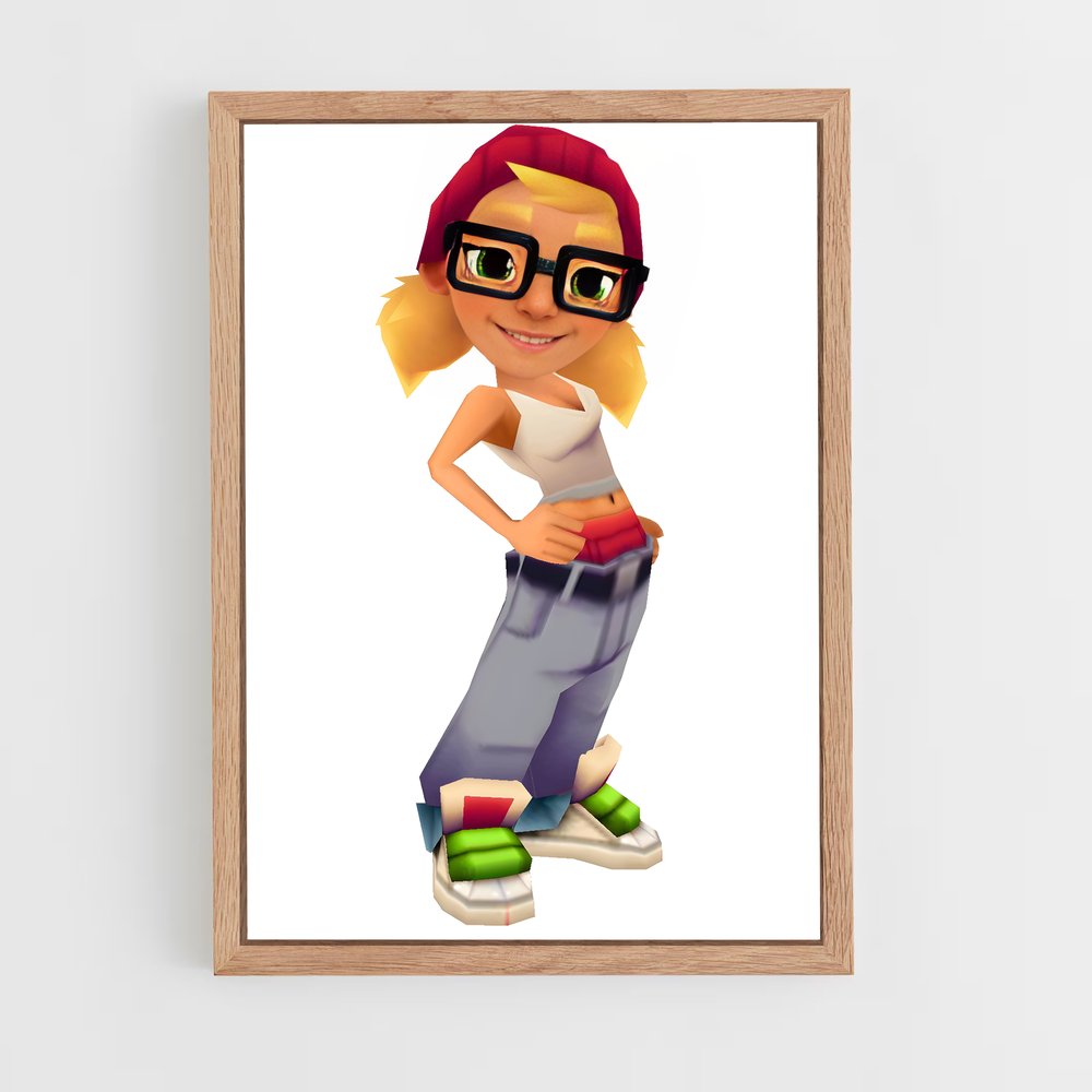 ap-subway surfers-1 cadre Bois clair