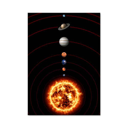 Poster Cosmos en Cercle
