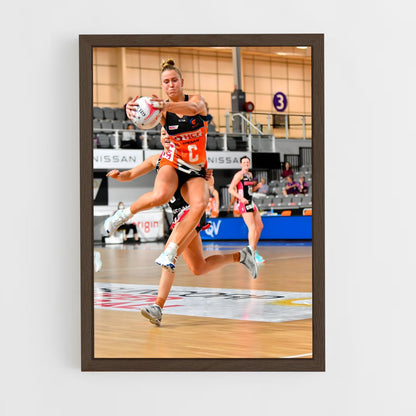ap-suncorp super netball-2 cadre Bois foncé