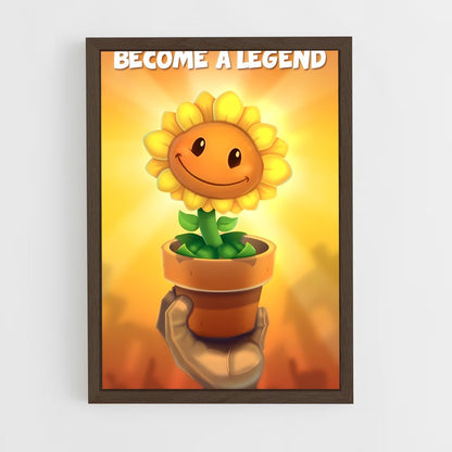 ap-sunflower-2 cadre Bois foncé