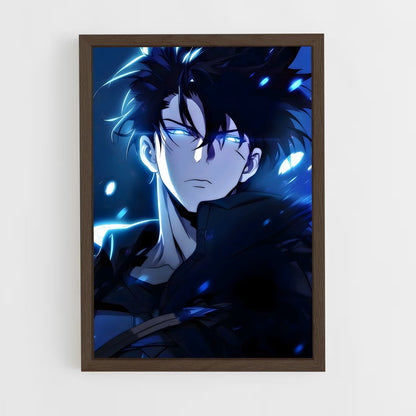 ap-sung jin woo-4 cadre Bois foncé