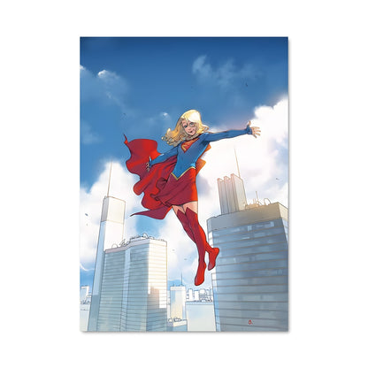 Poster Supergirl en Vol