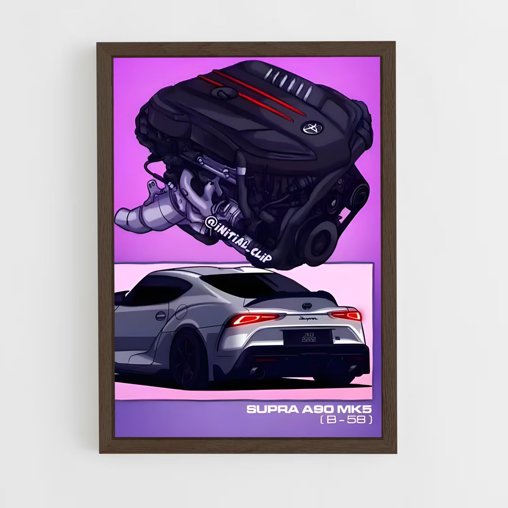ap-supra mk5 a90-1 cadre Bois foncé