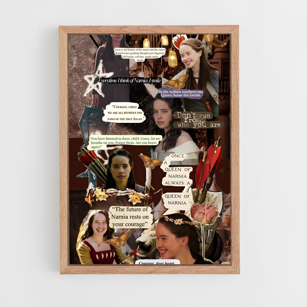 ap-susan pevensie-6 cadre Bois clair