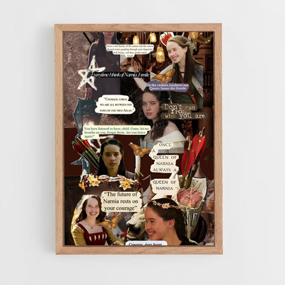 ap-susan pevensie-6 cadre Bois clair