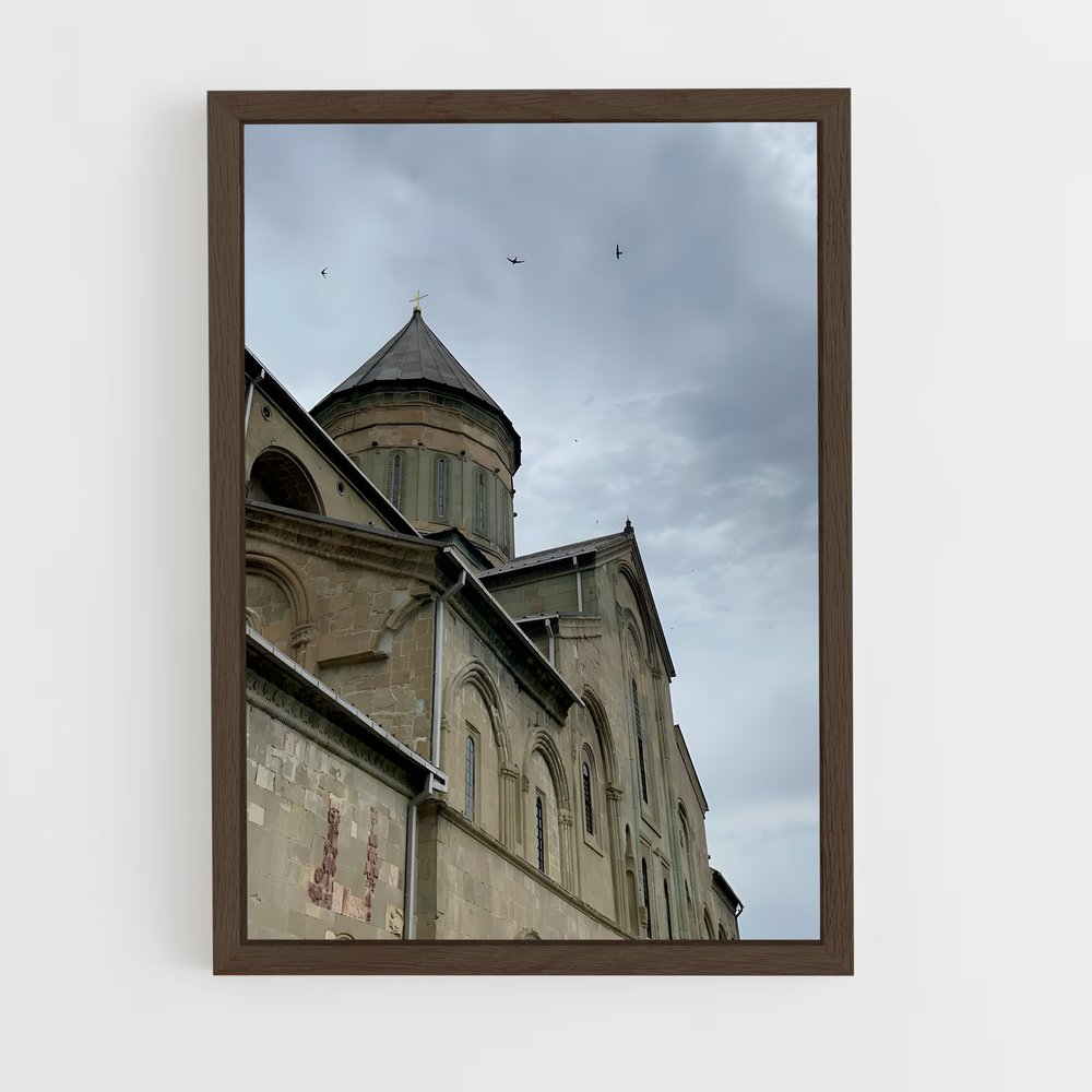 ap-svetitskhoveli cathedral-1 cadre Bois foncé