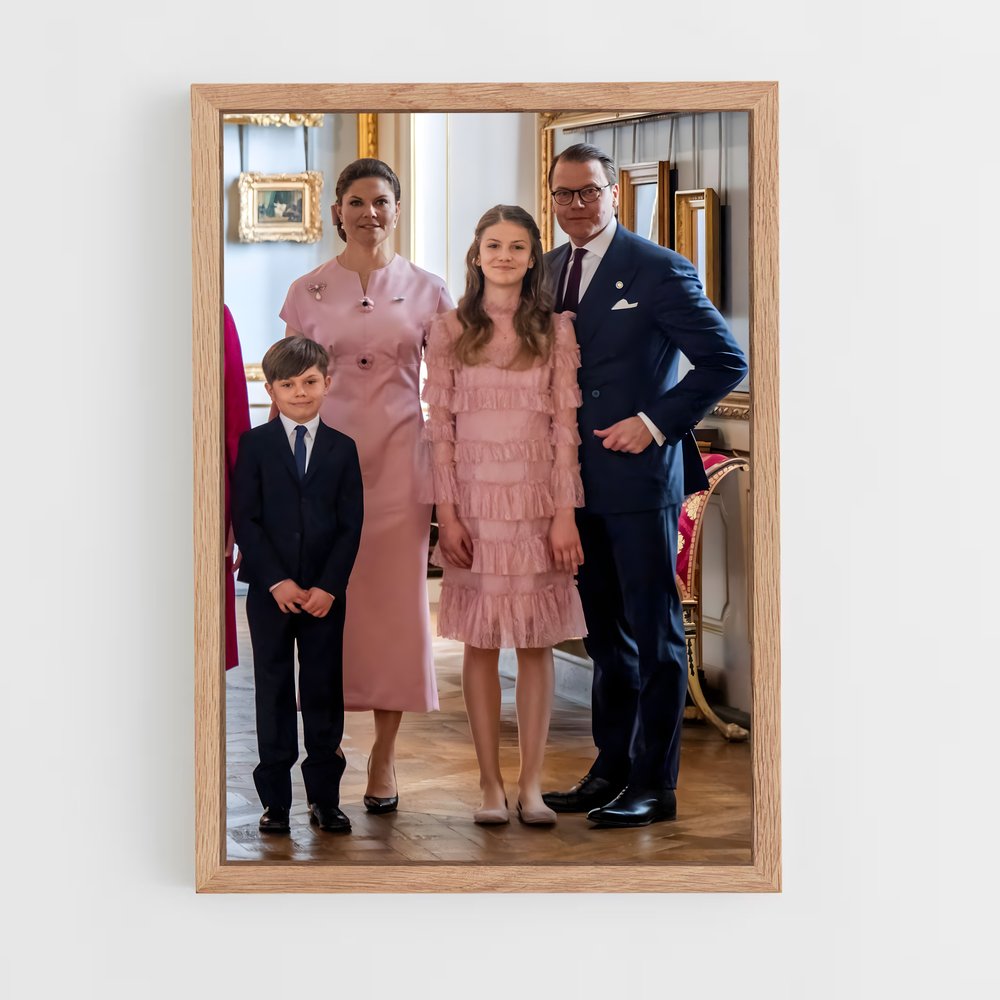 ap-swedish royal family-1 cadre Bois clair