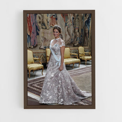 ap-swedish royal family-5 cadre Bois foncé