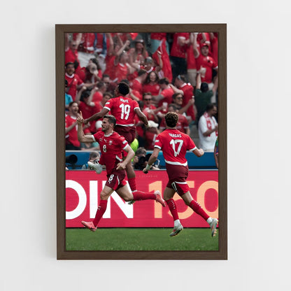 ap-switzerland national football team-2 cadre Bois foncé
