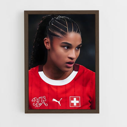 ap-switzerland national football team-6 cadre Bois foncé