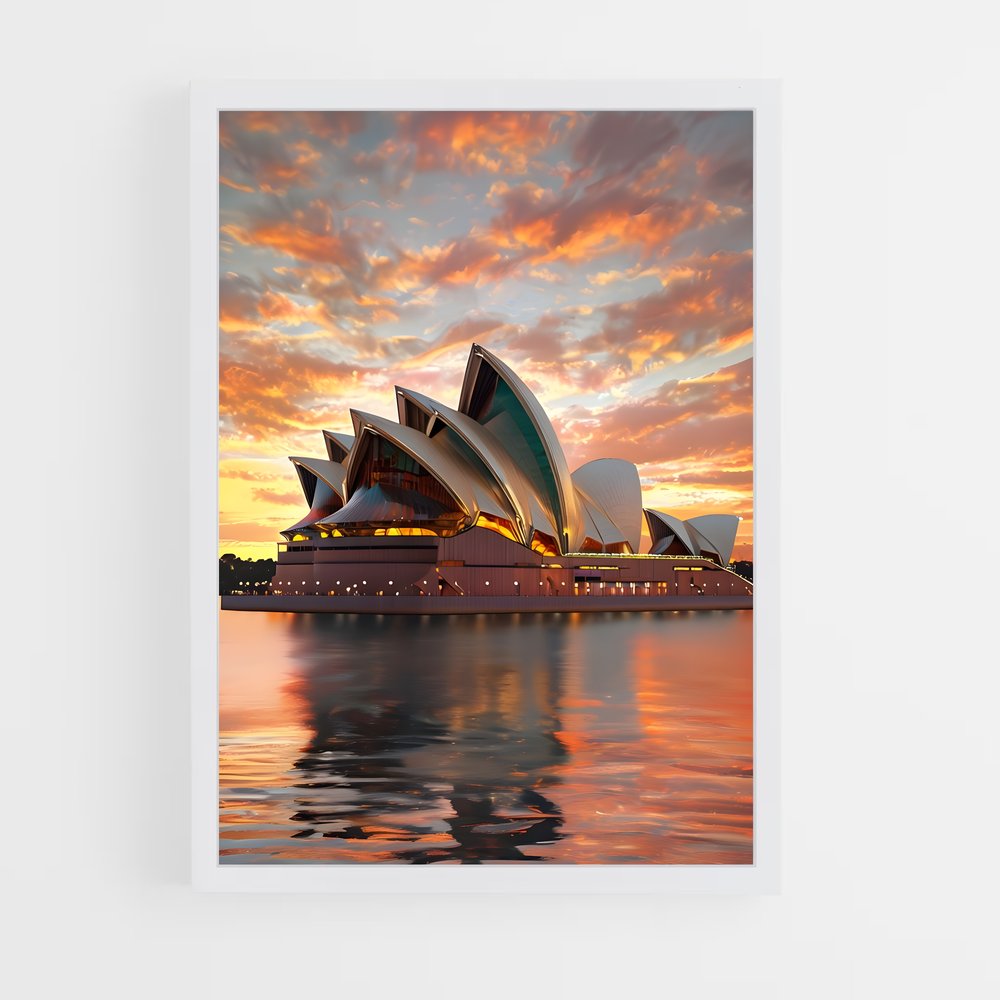 ap-sydney opera house-1 cadre Blanc