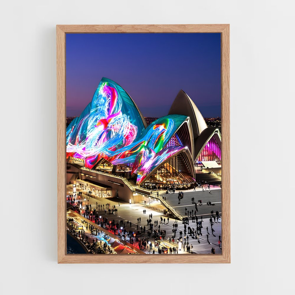 ap-sydney opera house-13 cadre Bois clair