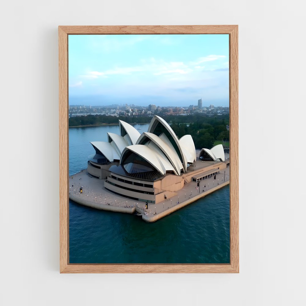 ap-sydney opera house-5 cadre Bois clair