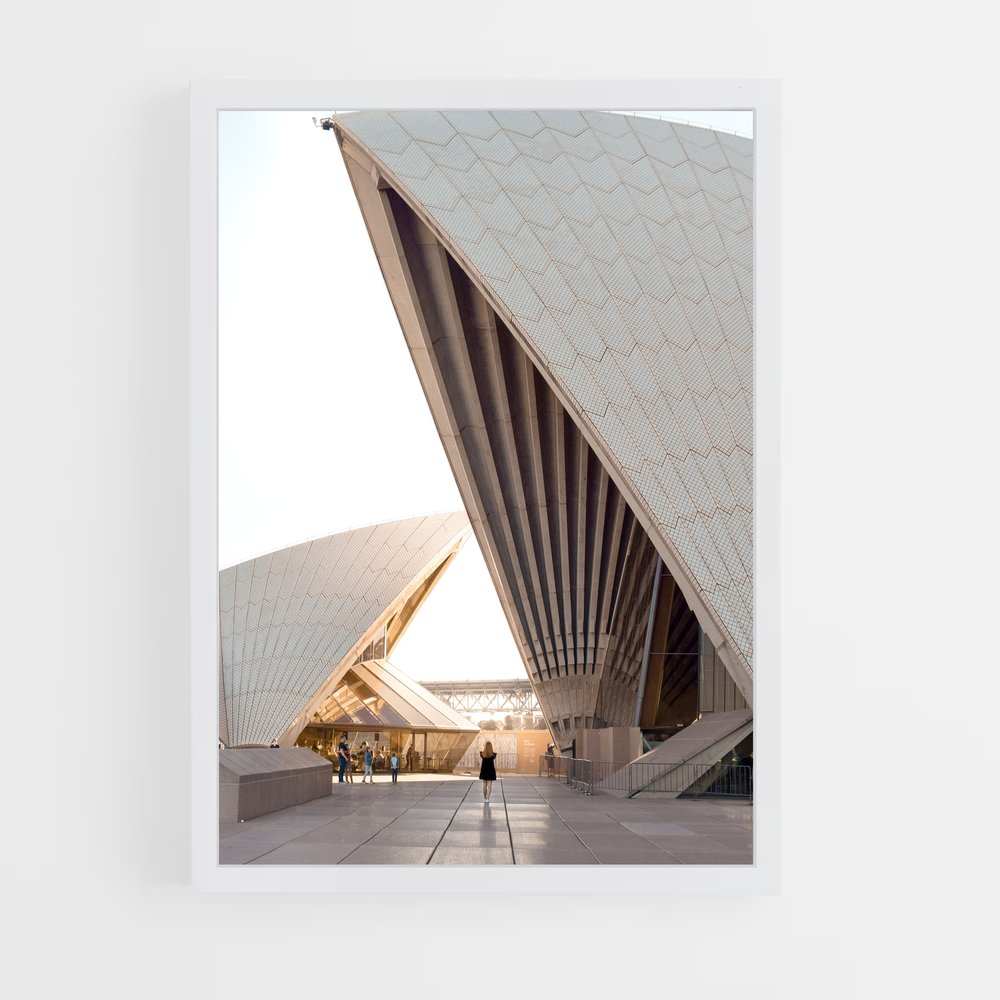 ap-sydney opera house-6 cadre Blanc