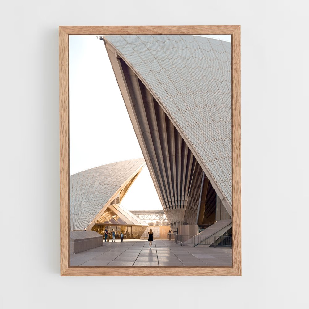 ap-sydney opera house-6 cadre Bois clair
