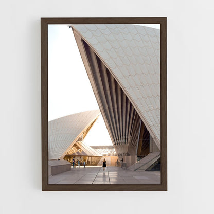 ap-sydney opera house-6 cadre Bois foncé