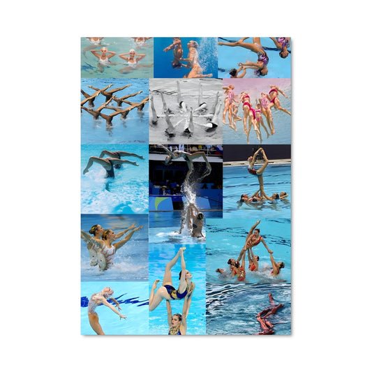 Poster Synchronized swimming 75360