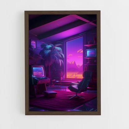 ap-synthwave-5 cadre Bois foncé